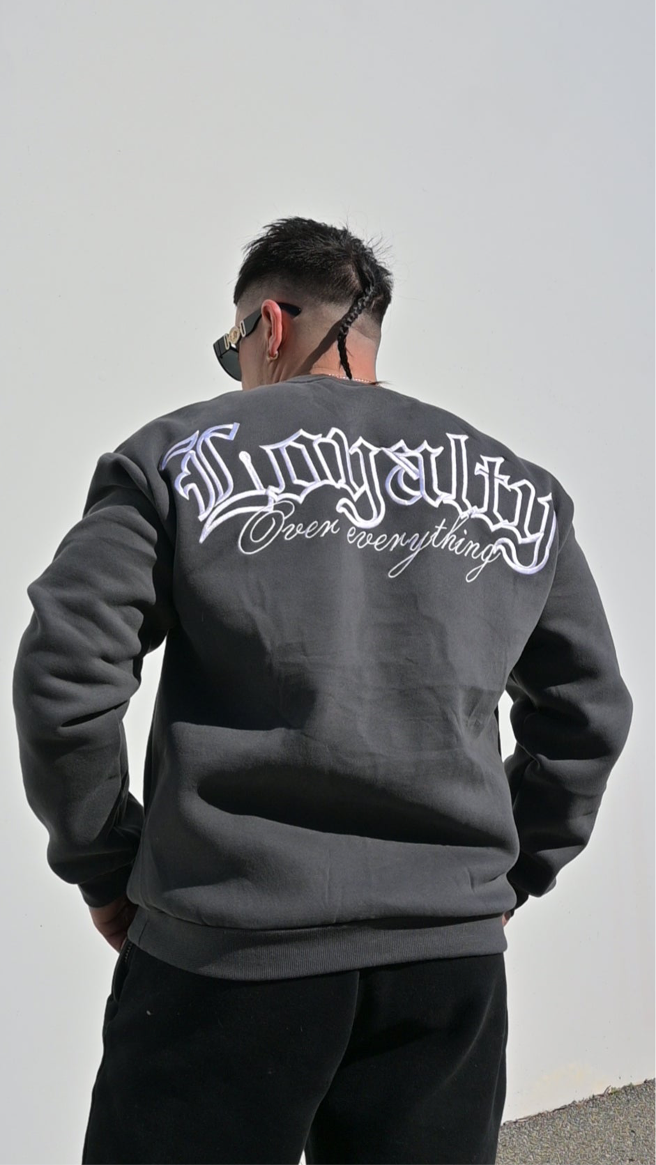 Dark Grey Crew Neck