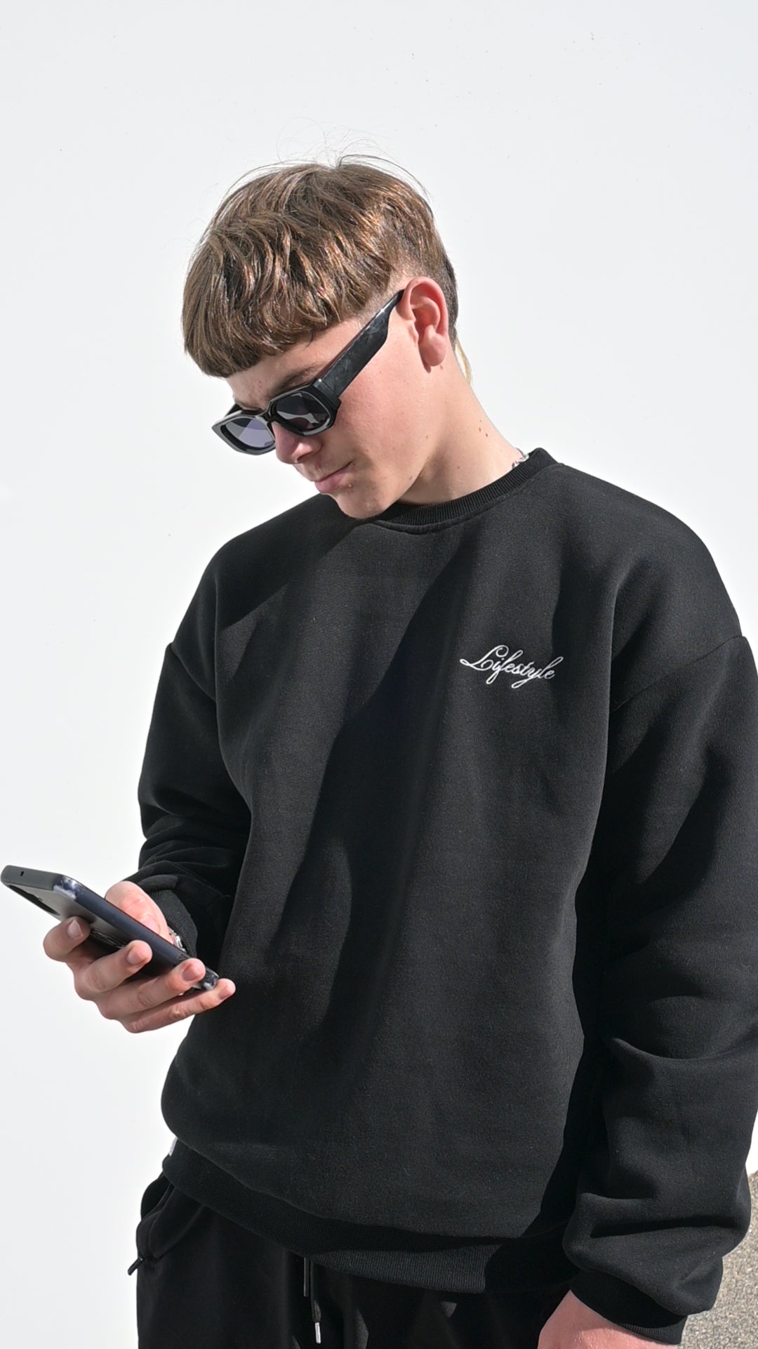 Black Crew Neck