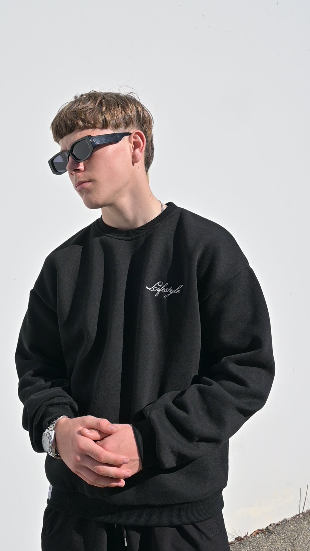 Black Crew Neck